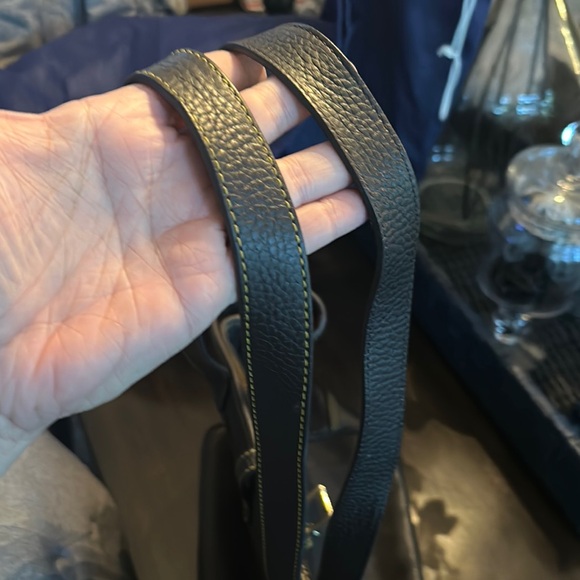 Dooney & Bourke Dark Brown Leather Tote Bag - Picture 15 of 15